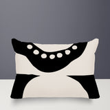 Bavo Abstract Reversible Indoor/Outdoor Rectangular Pillow