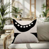 Bavo Abstract Reversible Indoor/Outdoor Square Pillow