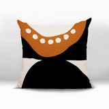 Bavo Abstract Reversible Indoor/Outdoor Square Pillow