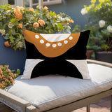 Bavo Abstract Reversible Indoor/Outdoor Rectangular Pillow