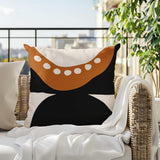 Bavo Abstract Reversible Indoor/Outdoor Square Pillow