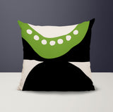 Bavo Abstract Reversible Indoor/Outdoor Square Pillow