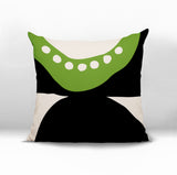 Bavo Abstract Reversible Indoor/Outdoor Square Pillow