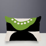 Bavo Abstract Reversible Indoor/Outdoor Rectangular Pillow