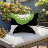 Bavo Abstract Reversible Indoor/Outdoor Rectangular Pillow