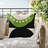 Bavo Abstract Reversible Indoor/Outdoor Square Pillow