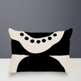 Bavo Abstract Reversible Indoor/Outdoor Rectangular Pillow