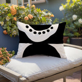 Bavo Abstract Reversible Indoor/Outdoor Rectangular Pillow