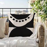 Bavo Abstract Reversible Indoor/Outdoor Square Pillow