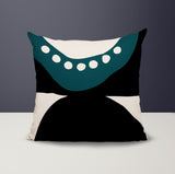 Bavo Abstract Reversible Indoor/Outdoor Square Pillow