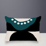 Bavo Abstract Reversible Indoor/Outdoor Rectangular Pillow