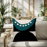 Bavo Abstract Reversible Indoor/Outdoor Square Pillow