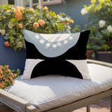 Bavo Abstract Reversible Indoor/Outdoor Rectangular Pillow