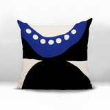 Bavo Abstract Reversible Indoor/Outdoor Square Pillow