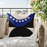 Bavo Abstract Reversible Indoor/Outdoor Square Pillow