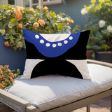 Bavo Abstract Reversible Indoor/Outdoor Rectangular Pillow