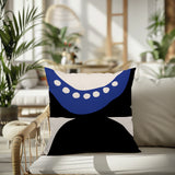 Bavo Abstract Reversible Indoor/Outdoor Square Pillow