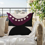 Bavo Abstract Reversible Indoor/Outdoor Square Pillow