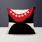 Bavo Abstract Reversible Indoor/Outdoor Square Pillow