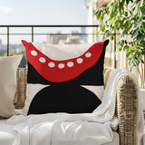 Bavo Abstract Reversible Indoor/Outdoor Square Pillow