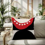 Bavo Abstract Reversible Indoor/Outdoor Square Pillow