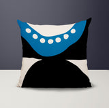 Bavo Abstract Reversible Indoor/Outdoor Square Pillow