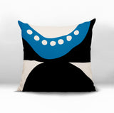 Bavo Abstract Reversible Indoor/Outdoor Square Pillow