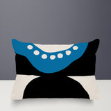 Bavo Abstract Reversible Indoor/Outdoor Rectangular Pillow