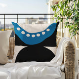 Bavo Abstract Reversible Indoor/Outdoor Square Pillow