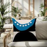 Bavo Abstract Reversible Indoor/Outdoor Square Pillow
