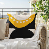 Bavo Abstract Reversible Indoor/Outdoor Square Pillow