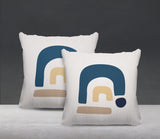 Baza Abstract Reversible Indoor/Outdoor Square Pillow