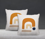 Baza Abstract Reversible Indoor/Outdoor Square Pillow