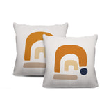 Baza Abstract Reversible Indoor/Outdoor Square Pillow