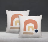 Baza Abstract Reversible Indoor/Outdoor Square Pillow