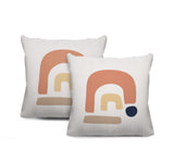 Baza Abstract Reversible Indoor/Outdoor Square Pillow
