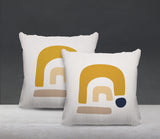 Baza Abstract Reversible Indoor/Outdoor Square Pillow