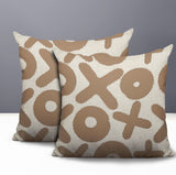Ohi 2 Sets Indoor/Outdoor Reversible Indoor Square Pillow