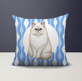 Persian Cat Indoor/Outdoor Reversible Square Pillow