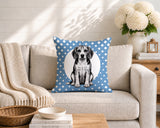 Beagle Dog  Indoor/Outdoor Reversible Square Pillow