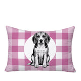 Beagle Dog  Indoor/Outdoor Reversible Rectangular Pillow