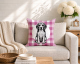 Beagle Dog  Indoor/Outdoor Reversible Square Pillow