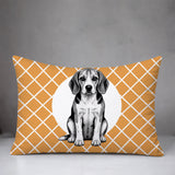 Beagle Dog  Indoor/Outdoor Reversible Rectangular Pillow