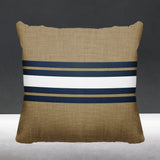 Beau Striped Reversible Indoor/Outdoor Square Pillow