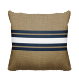 Beau Striped Reversible Indoor/Outdoor Square Pillow