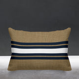 Beau Striped Reversible Indoor/Outdoor Rectangular Pillow