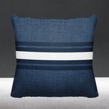 Beau Striped Reversible Indoor/Outdoor Square Pillow