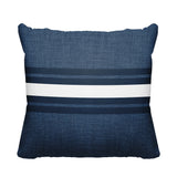 Beau Striped Reversible Indoor/Outdoor Square Pillow