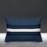 Beau Striped Reversible Indoor/Outdoor Rectangular Pillow