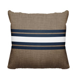 Beau Striped Reversible Indoor/Outdoor Square Pillow
